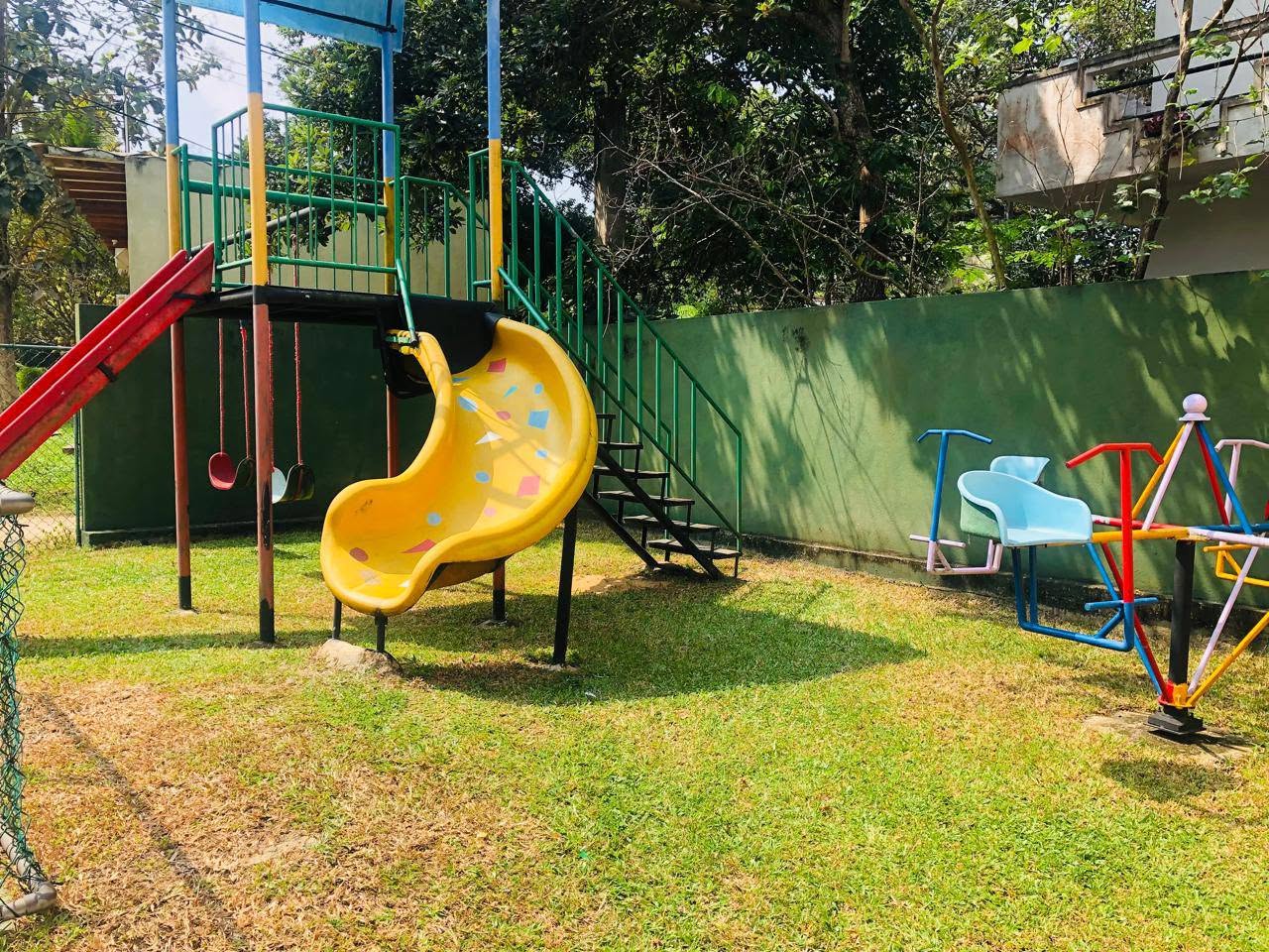 Outdoor play area at Winchild premises