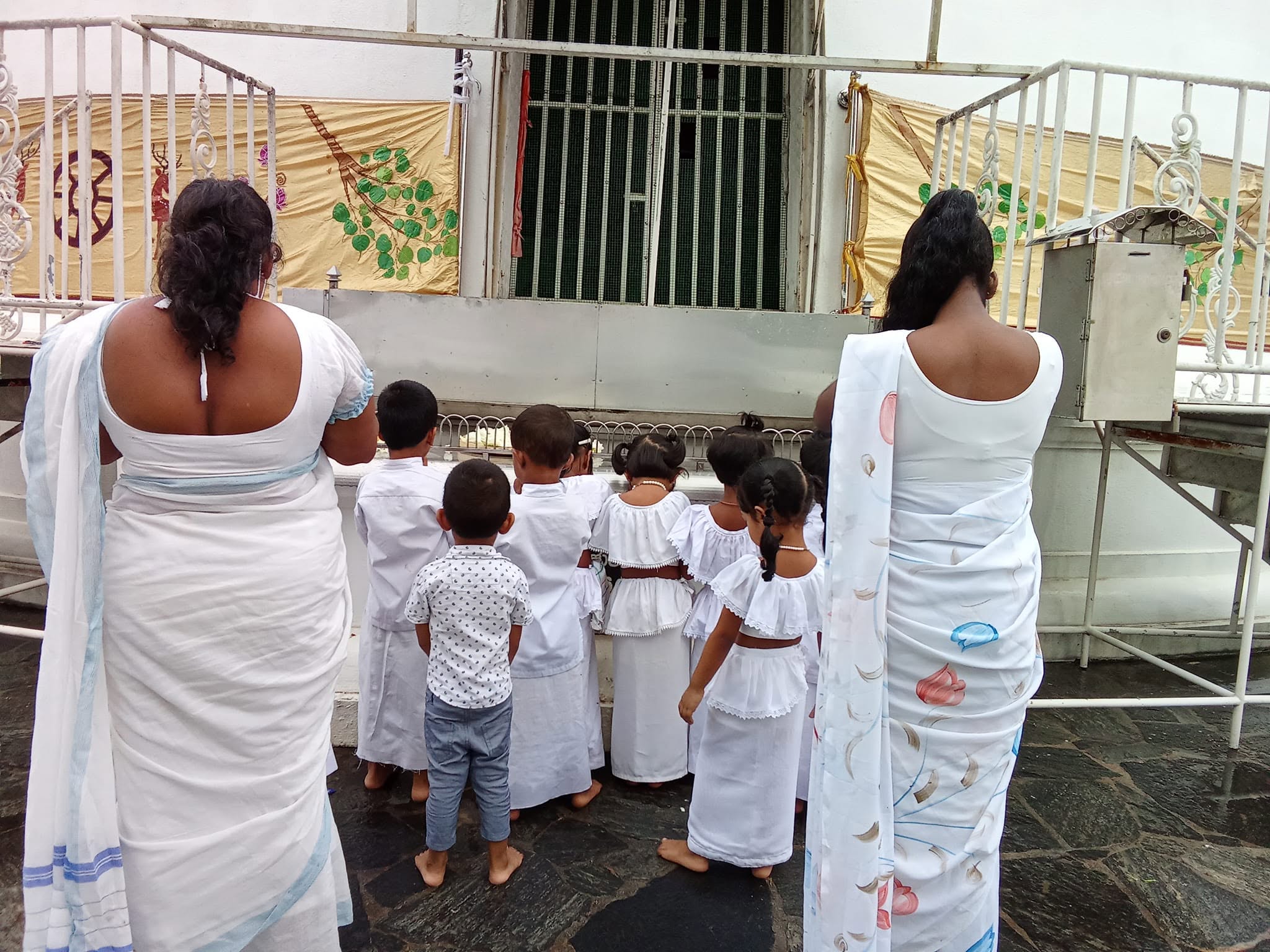 Observing Sil on Poson Poya Day
